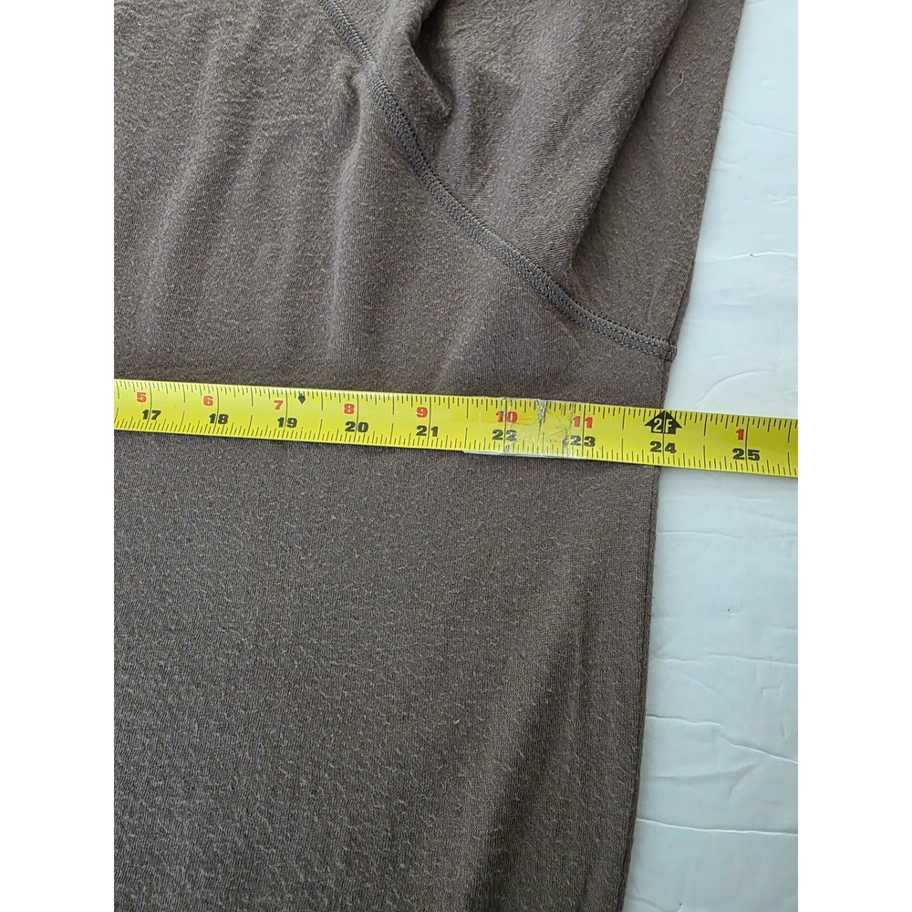 BottegaVeneta MensTaupe Cotton Modal Raglan Long SleeveTop Size 50 Made in Italy - Picture 5 of 8